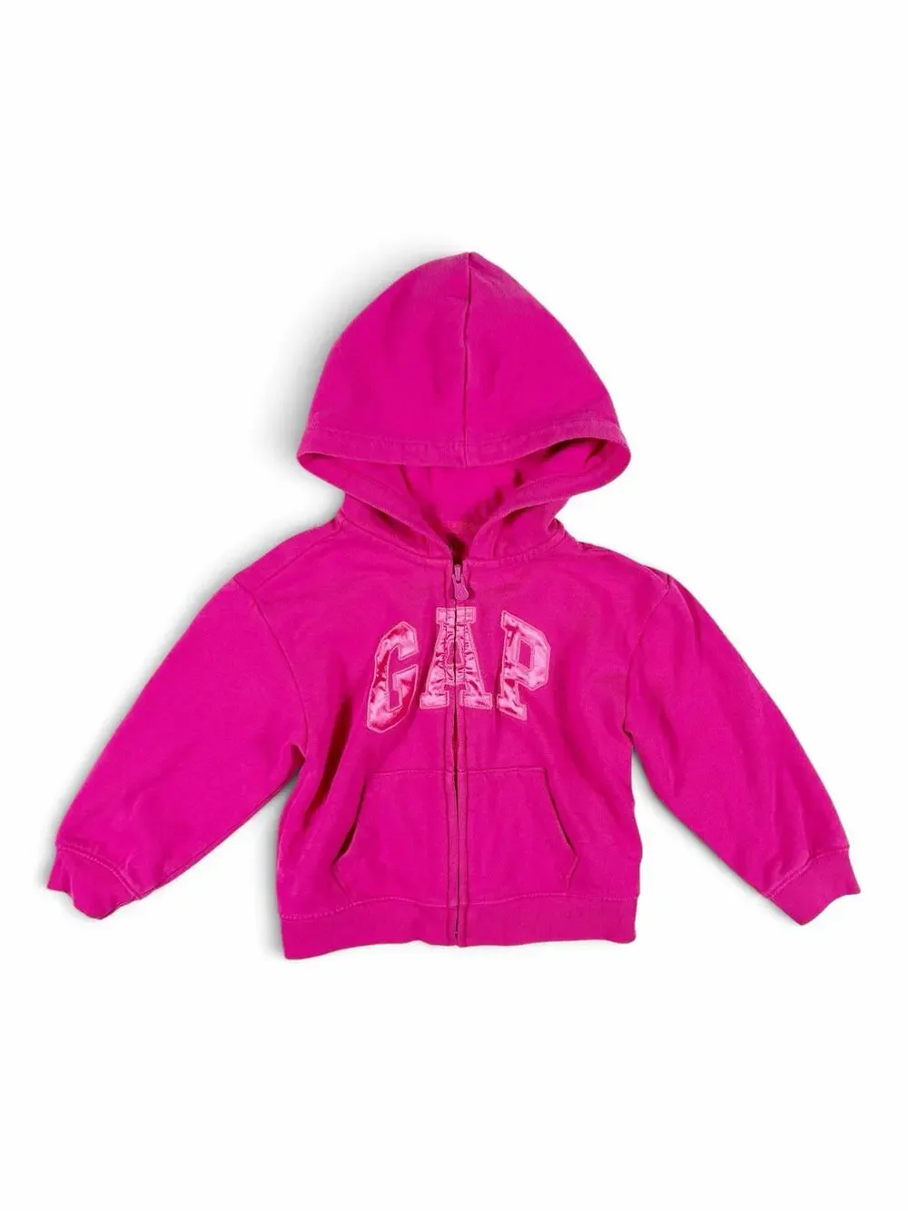 Gap Logo Zip Hoodie Hot Pink Size 4 Years